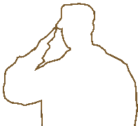 Veteran Owned Business in Joliet Illinois. Picture of soldier saluting.